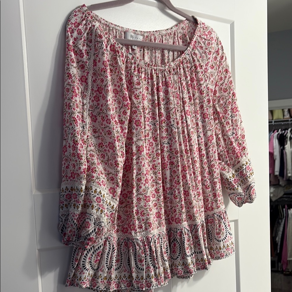 Floral Pink Blouse